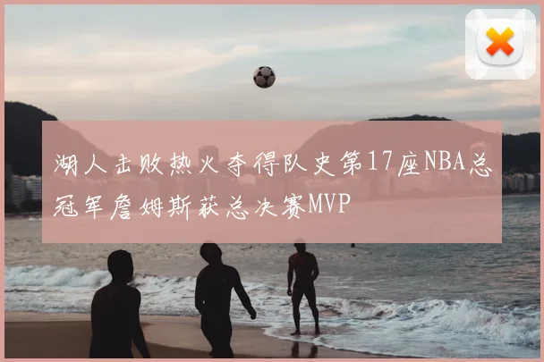 湖人击败热火夺得队史第17座NBA总冠军詹姆斯获总决赛MVP